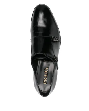 Prada ビンテージ パテント・モンクシューズ ブラック - サムネイル4