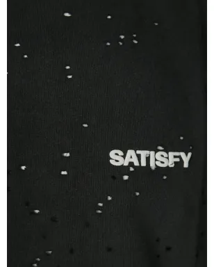 Satisfy リップドディテールTシャツ ブラック - サムネイル3