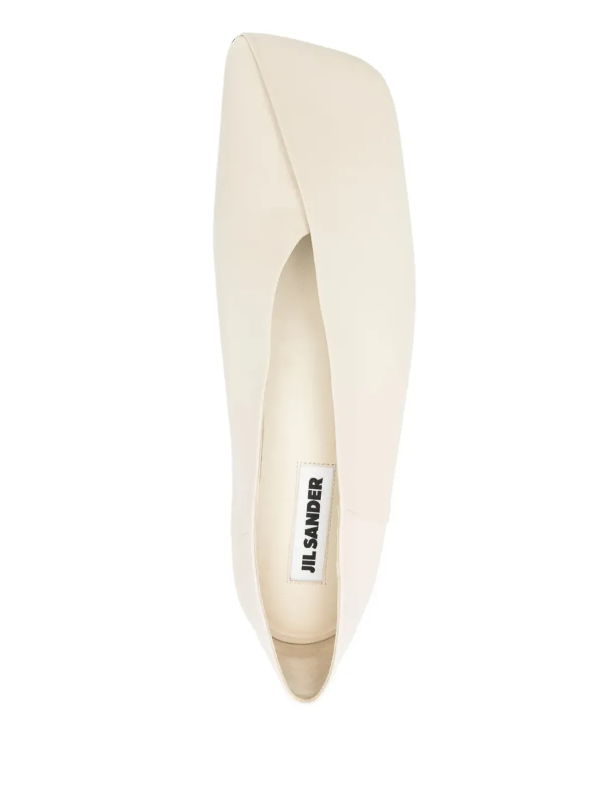 Jil Sander Pre-Owned レザー バレエシューズ - Neutrals - 画像4