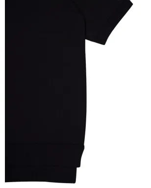 Piacenza Cashmere ブラックの半袖Tシャツ - サムネイル3