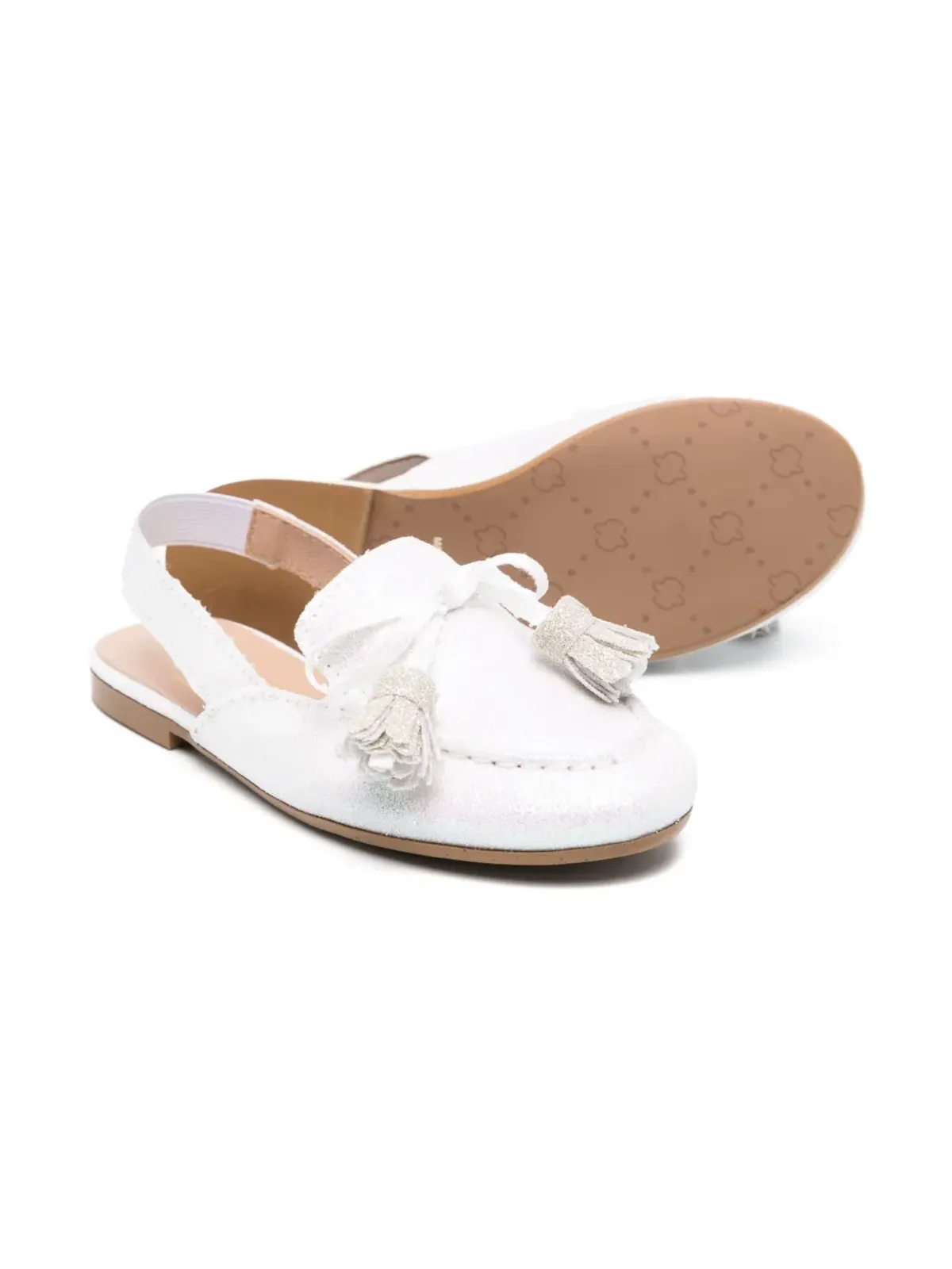 Eli1957 タッセルディテールスリッパ - White - 画像2
