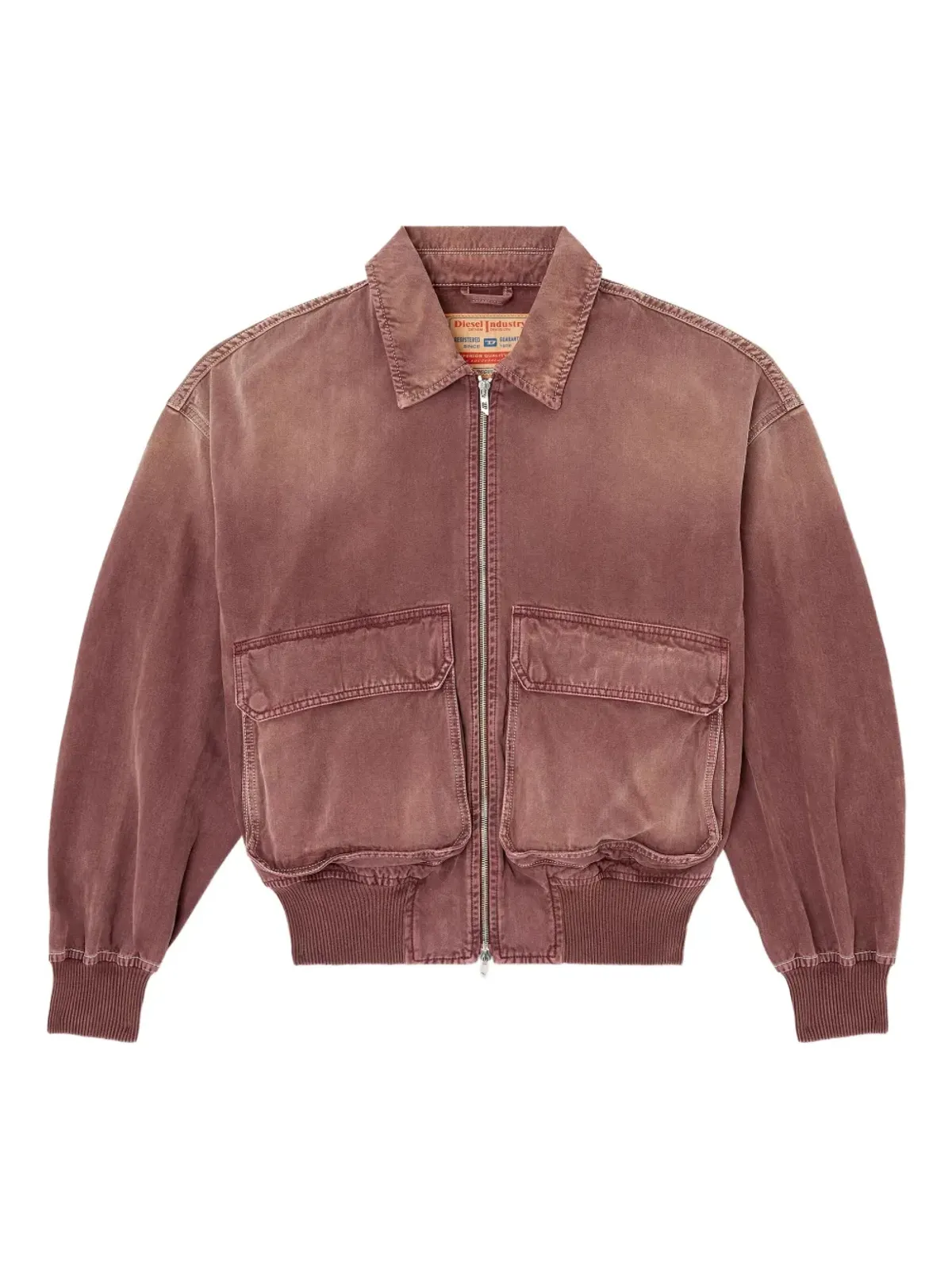 Diesel フラップポケット付き コットンデニムジャケット - 画像1