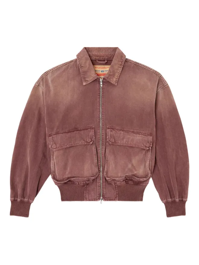 Diesel Diesel フラップポケット付き コットンデニムジャケットの商品画像