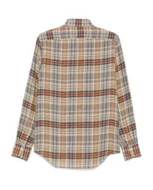 Finamore 1925 Napoli チェック柄シャツ - サムネイル2
