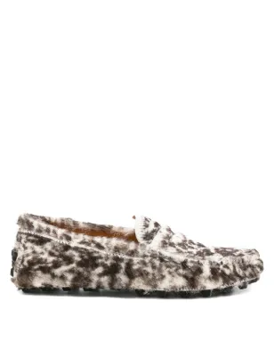 Tod's Gommino レオパード柄ポニーヘア ローファー - ブラウン - サムネイル1