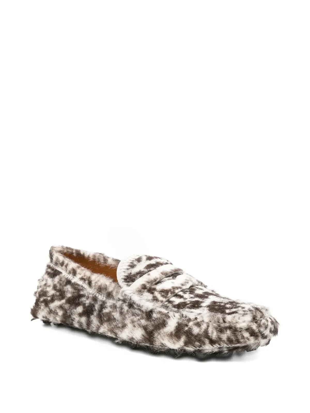 Tod's Gommino レオパード柄ポニーヘア ローファー - ブラウン - 画像2