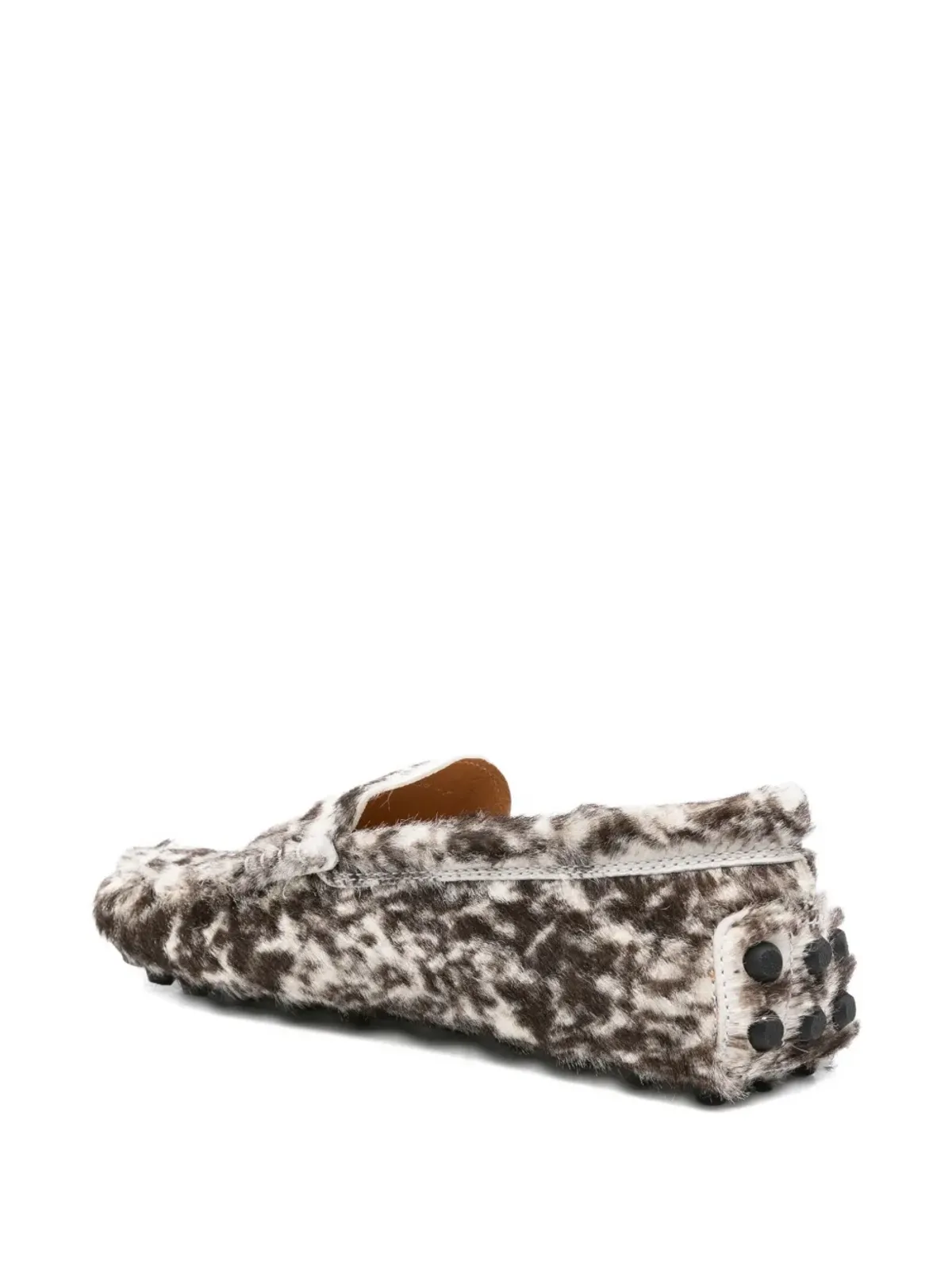 Tod's Gommino レオパード柄ポニーヘア ローファー - ブラウン - 画像3