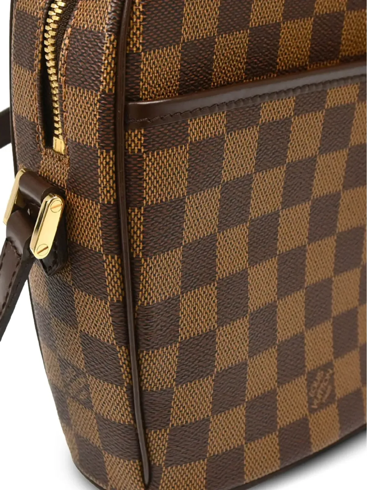Louis Vuitton ビンテージ 2003 ダミエ・エベーヌ PM ショルダーバッグ - ブラウン - 画像3