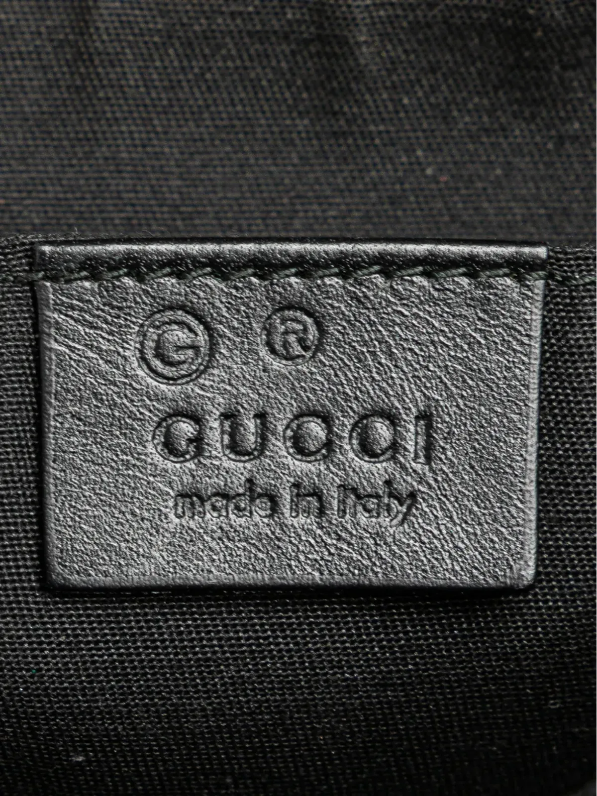 Gucci ビンテージ 2000-2015 GGナイロン ショルダーバッグ ブラック - 画像5