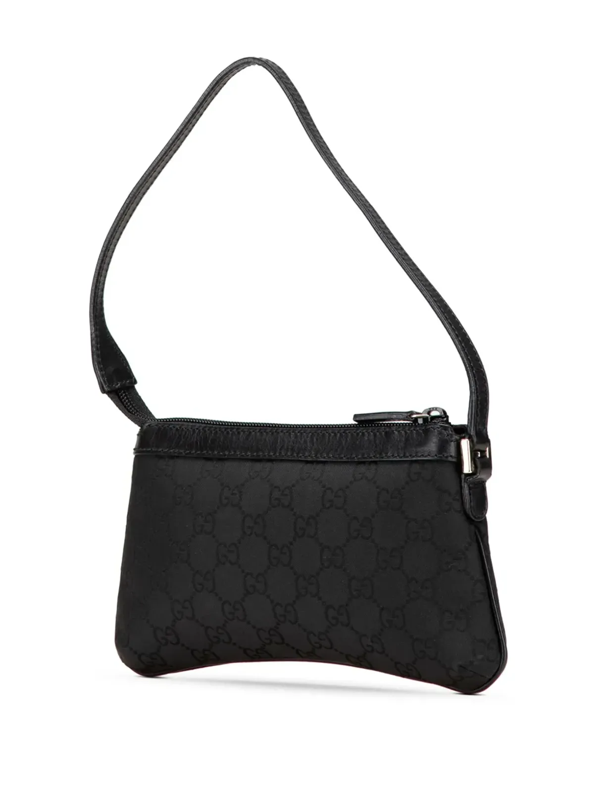 Gucci ビンテージ 2000-2015 GGナイロン ショルダーバッグ ブラック - 画像2