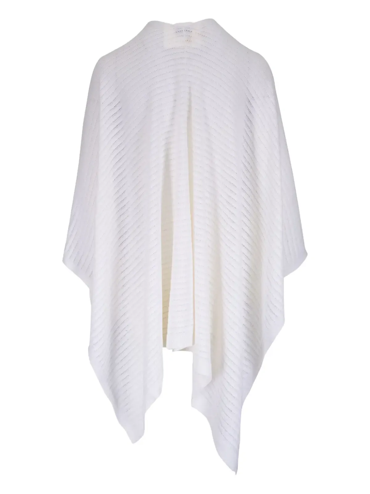 Kinross Cashmere リネンポンチョ - 画像2