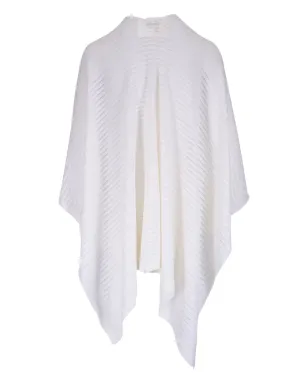 Kinross Cashmere リネンポンチョ - サムネイル2