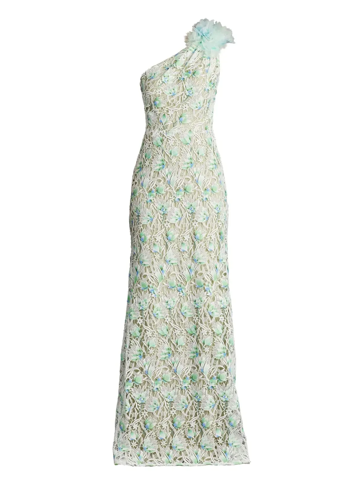 Tadashi Shoji 花柄モチーフドレス - 画像1
