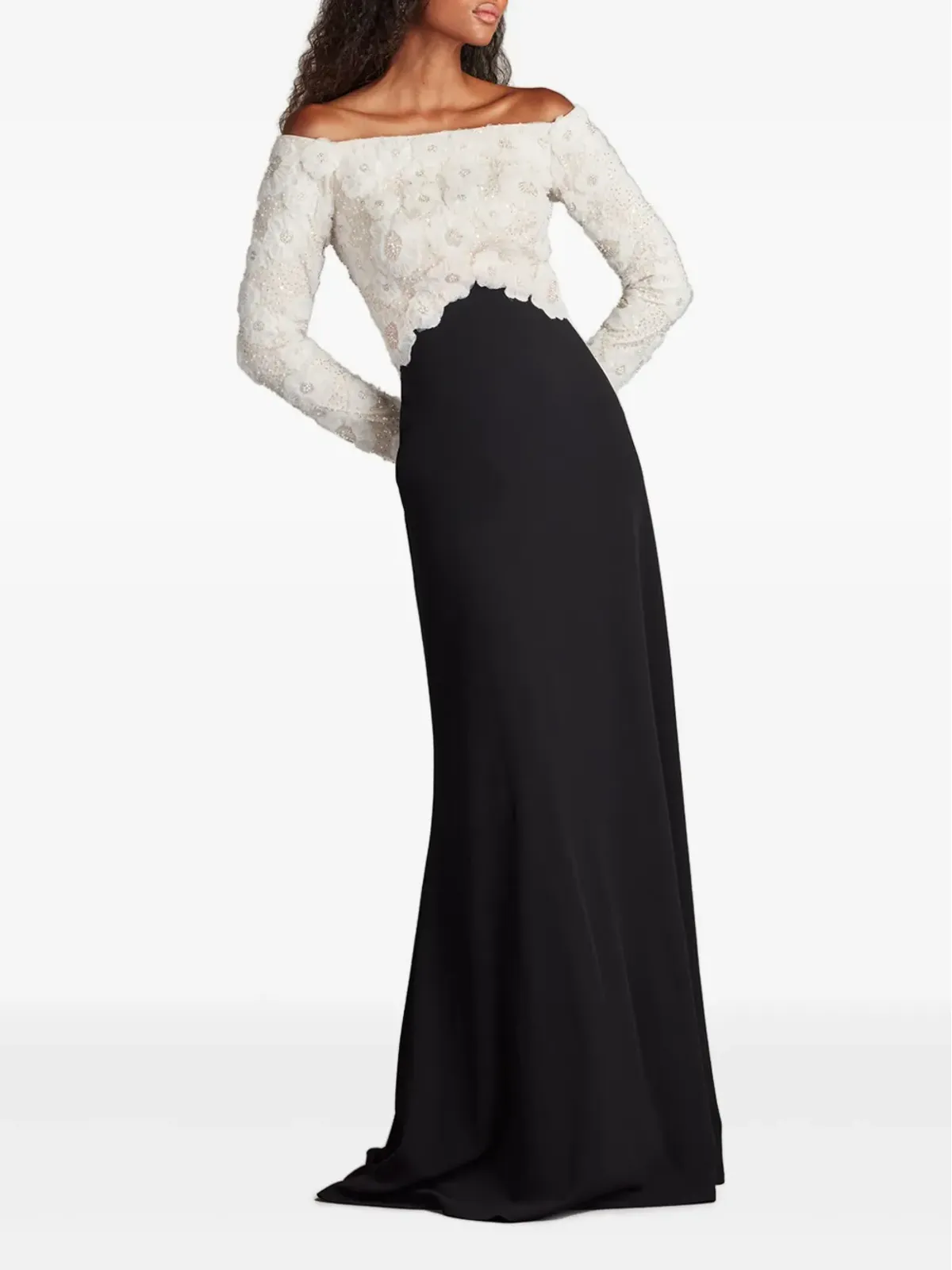 Tadashi Shoji レースインセット マキシドレス - White - 画像2