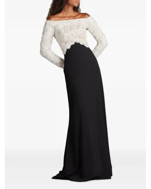 Tadashi Shoji レースインセット マキシドレス - White - サムネイル2