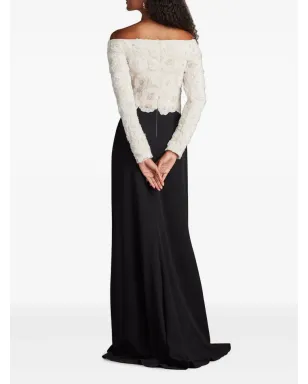 Tadashi Shoji レースインセット マキシドレス - White - サムネイル3