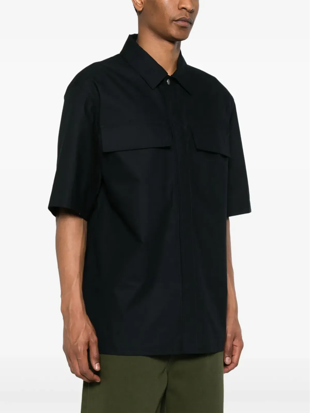JIL SANDER+ 撥水シャツ ブルー - 画像3