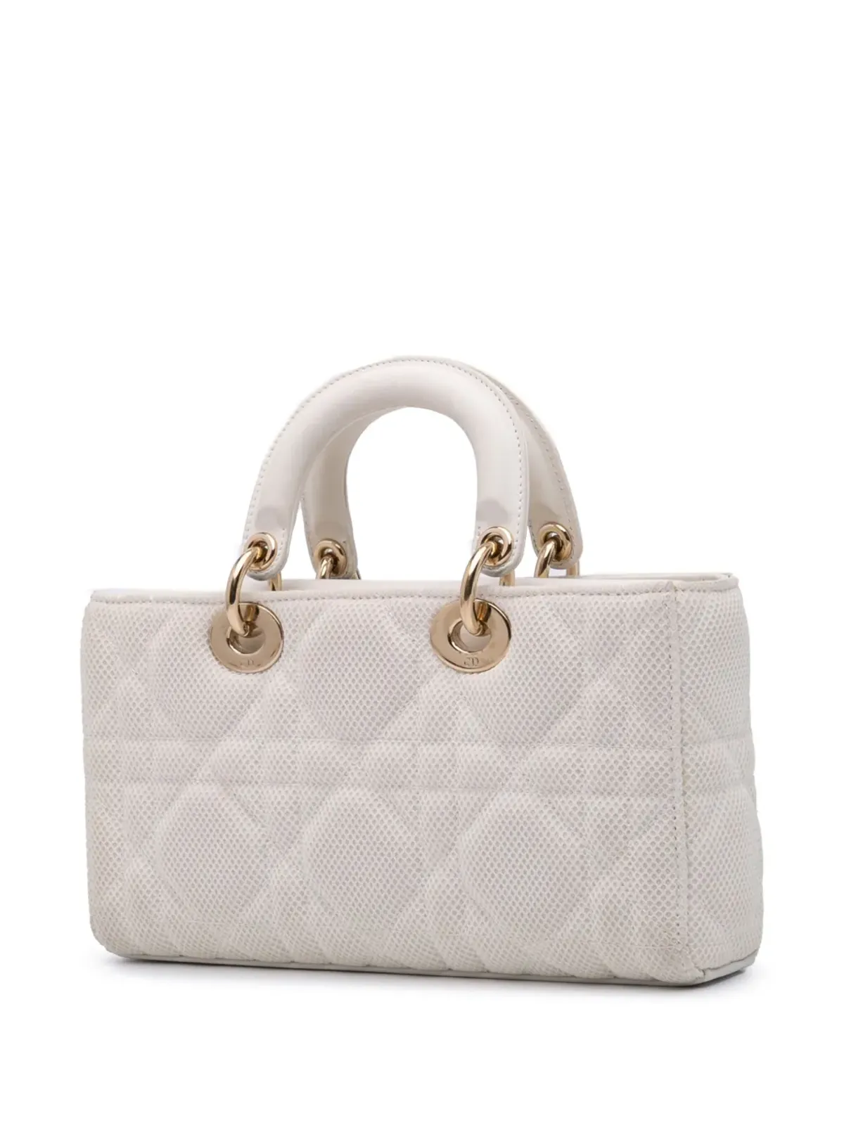 Christian Dior ビンテージ 2000-2024 Medium Technical Fabric Macrocannage Lady D Joy サッチェル - 画像2