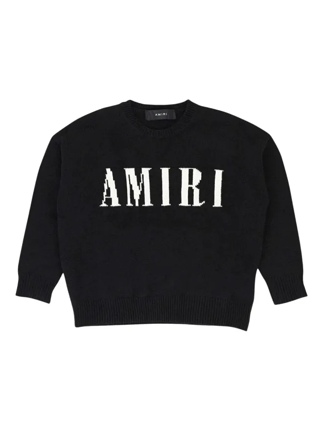 AMIRI KIDS AMIRI KIDS ロゴ入りインターシャセーターの商品画像