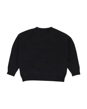 AMIRI KIDS ロゴ入りインターシャセーター - サムネイル2
