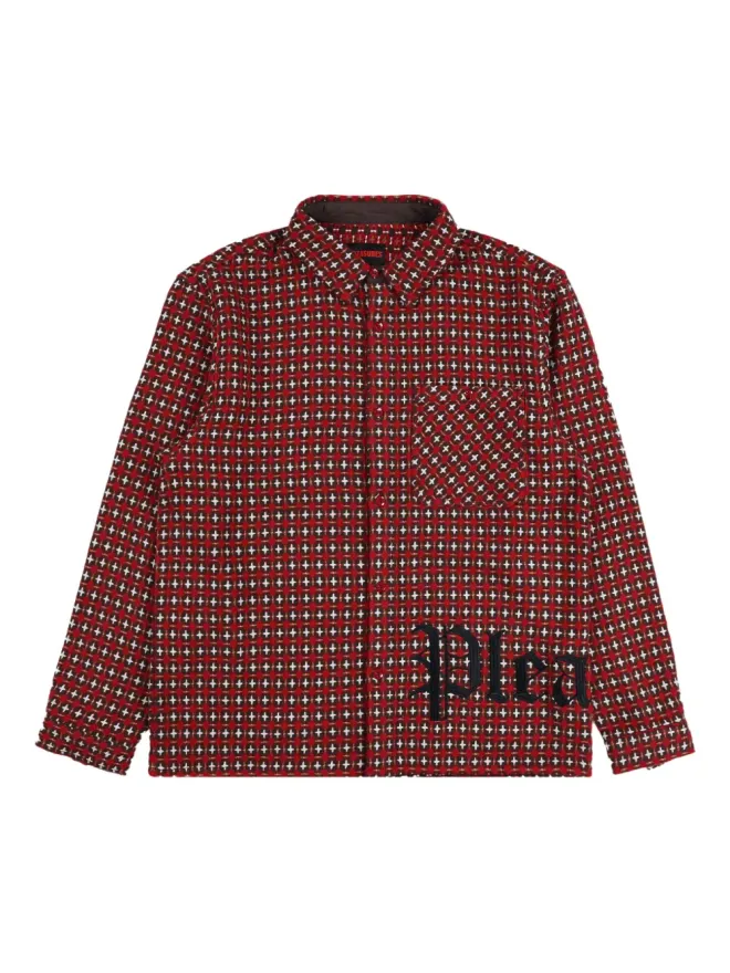 Pleasures Pleasures クロスプリントオーバーシャツの商品画像