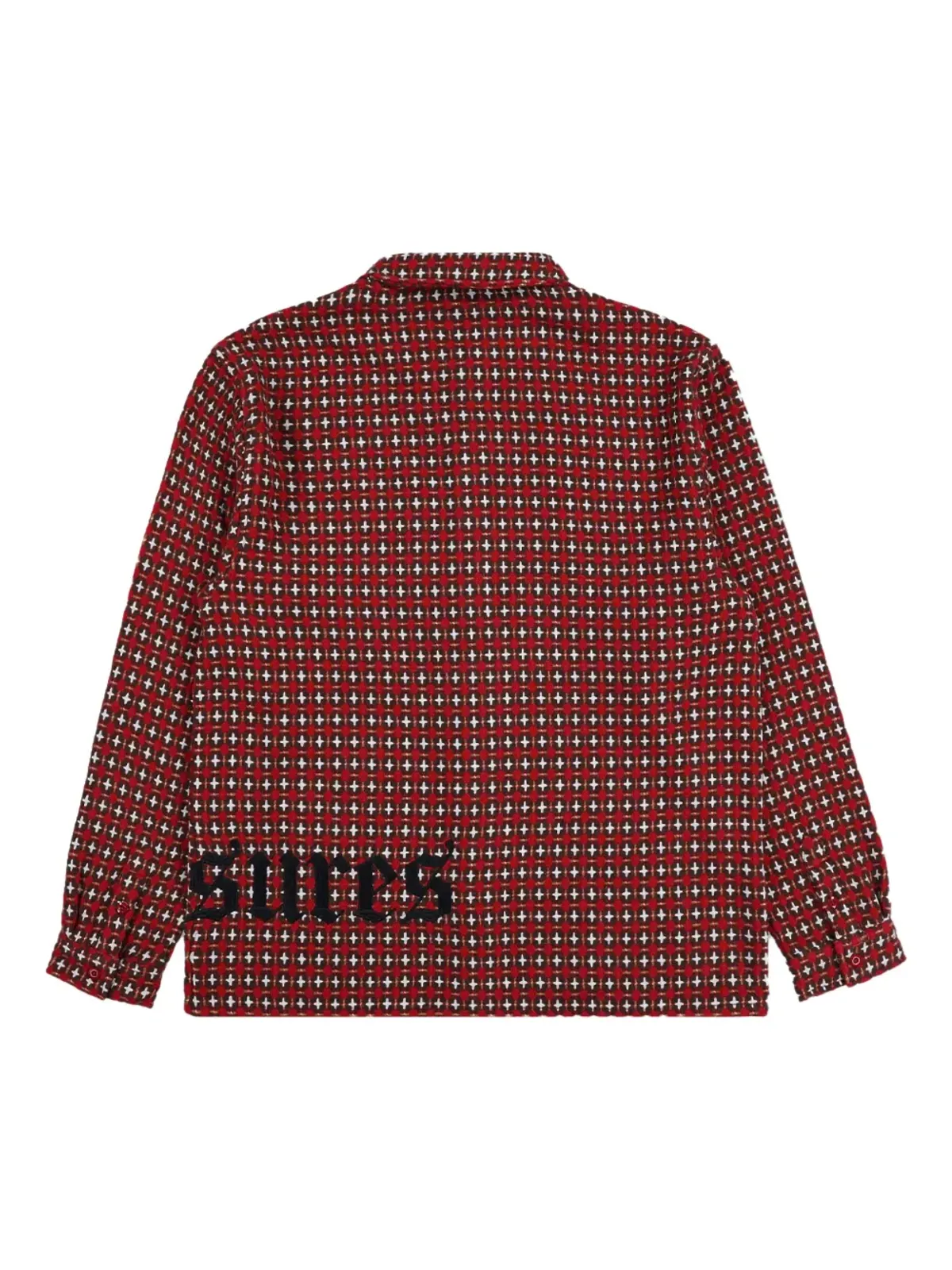 Pleasures クロスプリントオーバーシャツ - 画像2