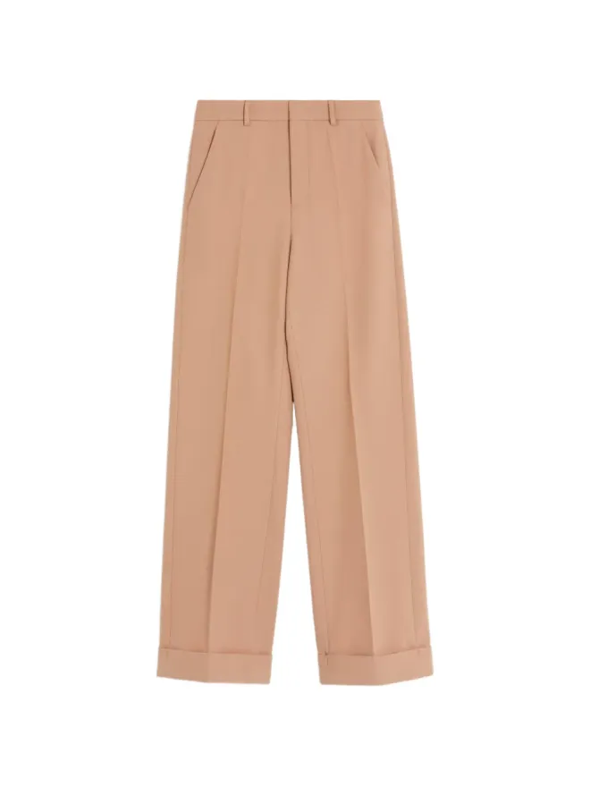 Valentino Garavani Valentino Garavani ウールパンツ - ブラウンの商品画像