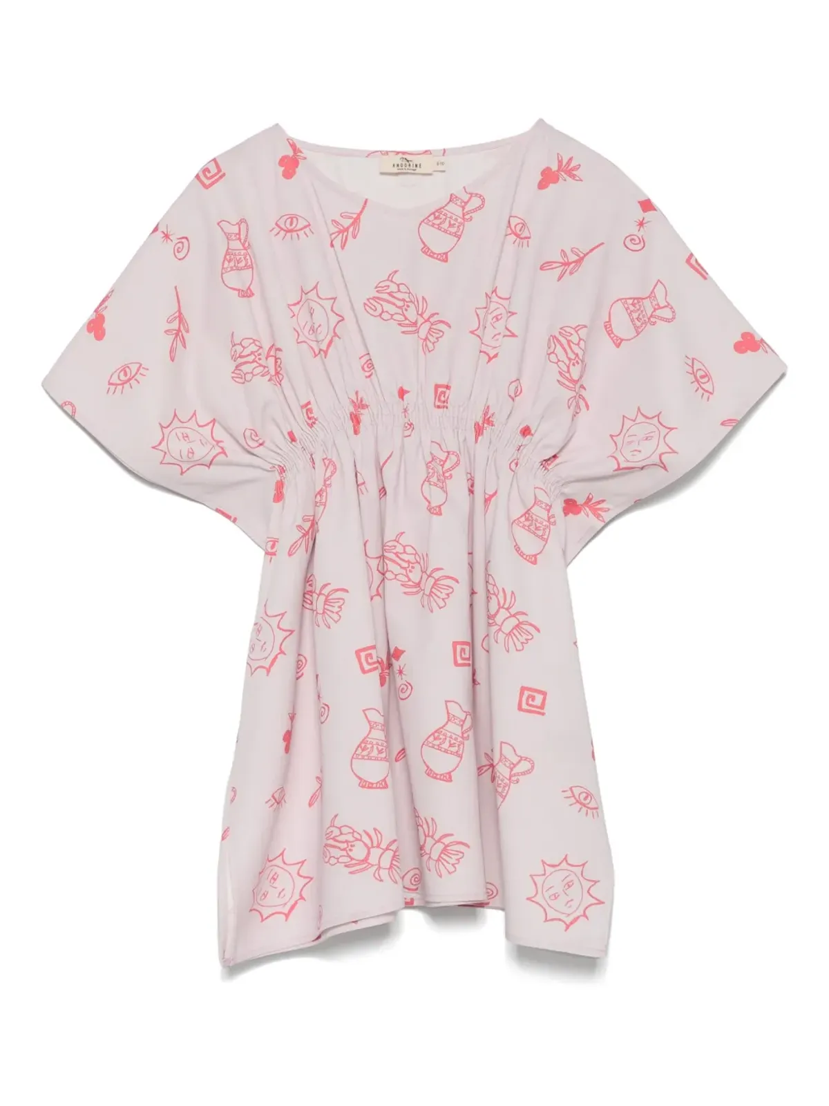 Andorine 夏柄プリントドレス - 画像1