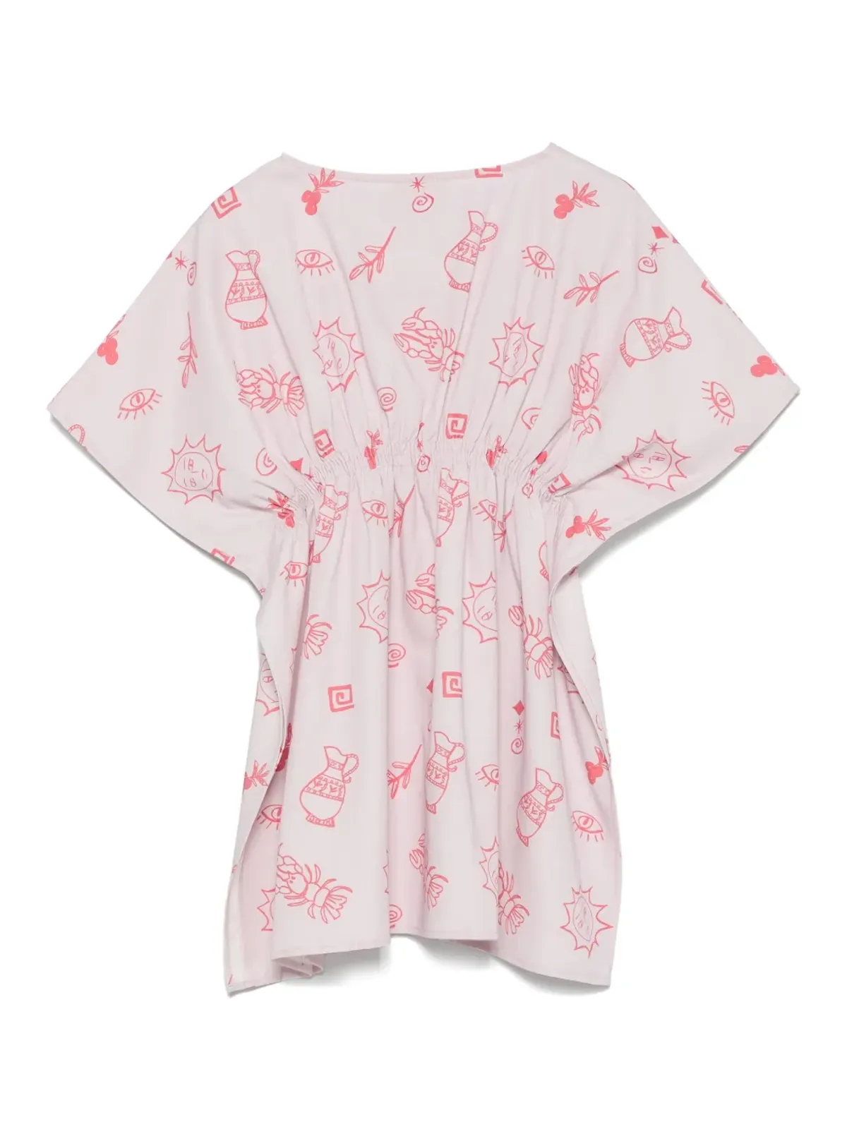 Andorine 夏柄プリントドレス - 画像2