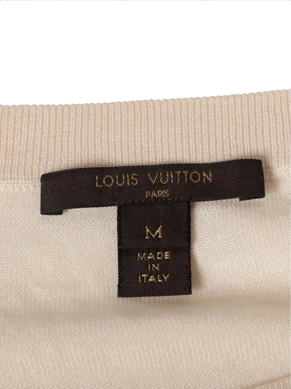 ビンテージ Louis Vuitton ウールジャンパー - イエロー - 画像5
