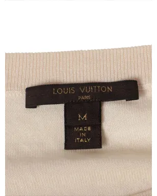 ビンテージ Louis Vuitton ウールジャンパー - イエロー - サムネイル5