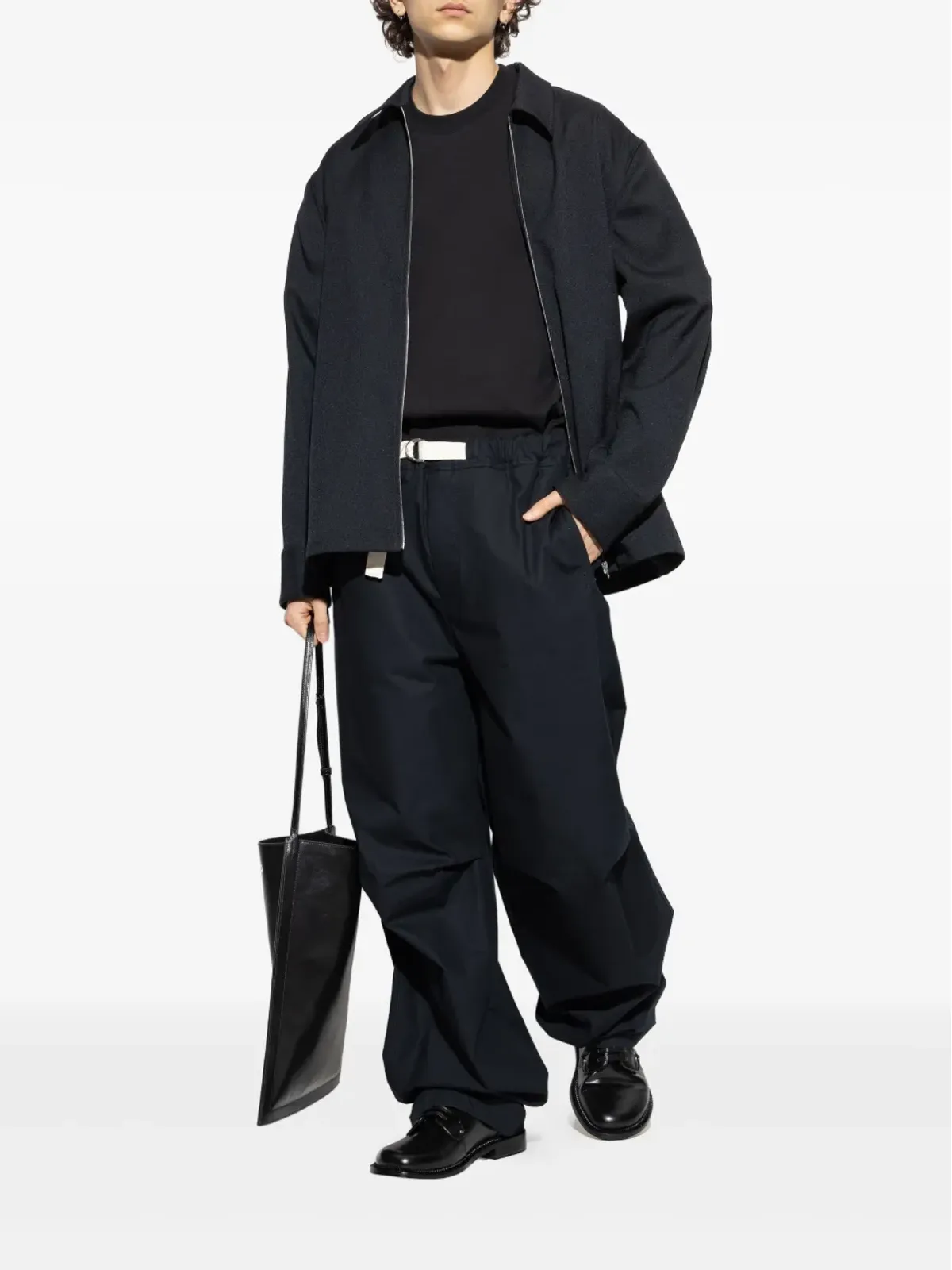 JIL SANDER+ ベルト付きパンツ - 画像2