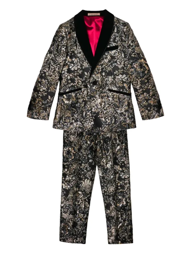 ROMANO KIDS ROMANO KIDS 花柄ブロケードのツーピーススーツの商品画像