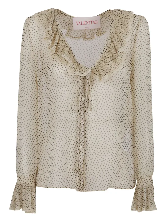 Valentino Garavani Valentino Garavani シルクシャツの商品画像