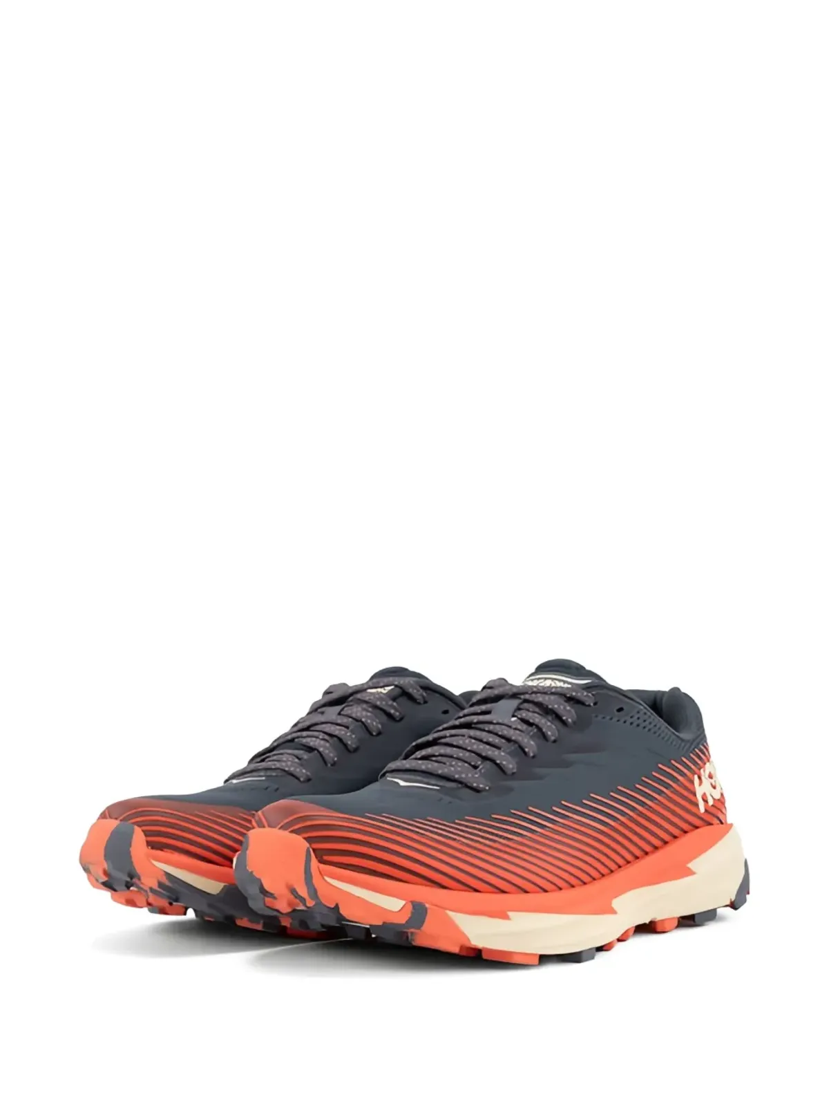 HOKA One Torrent 2 グレー/オレンジのスニーカー - 画像2