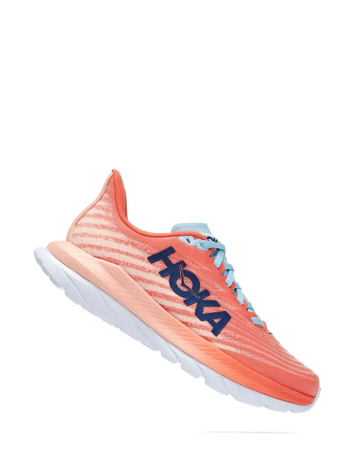HOKA One Mach 5 Camellia/Peach Parfait スニーカー - オレンジ - 画像3