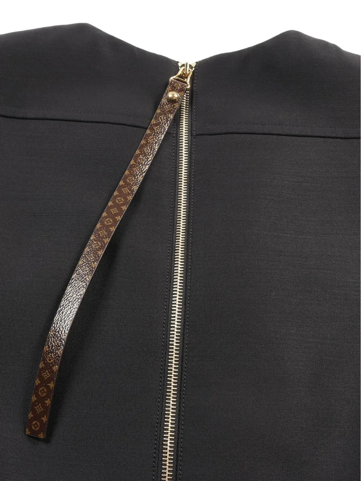Louis Vuitton ビンテージ 10年代 フィンフラウンス ミカド ミディドレス ブラック - 画像4