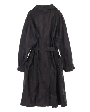 Prada ビンテージ 2010年代 Re-Nylon トレンチコート - ブラック - サムネイル2