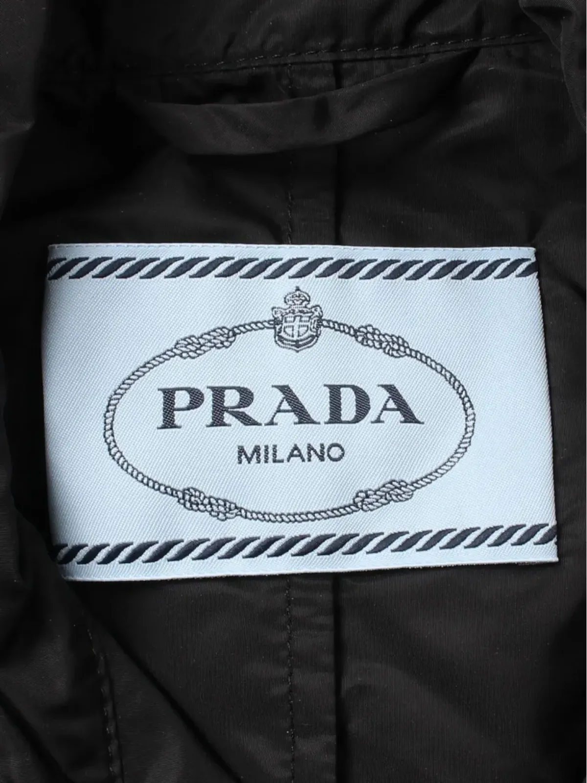 Prada ビンテージ 2010年代 Re-Nylon トレンチコート - ブラック - 画像3