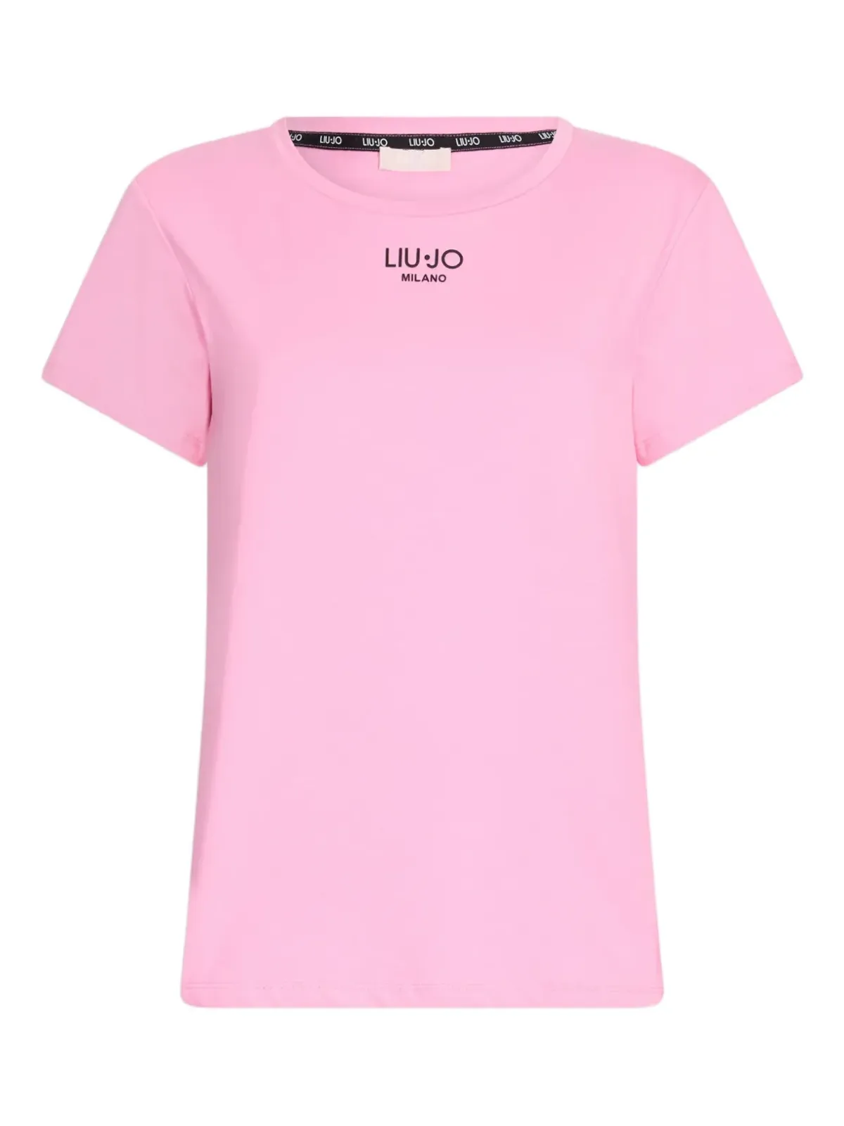 LIU JO ロゴディテール コットン Tシャツ - ピンク - 画像1