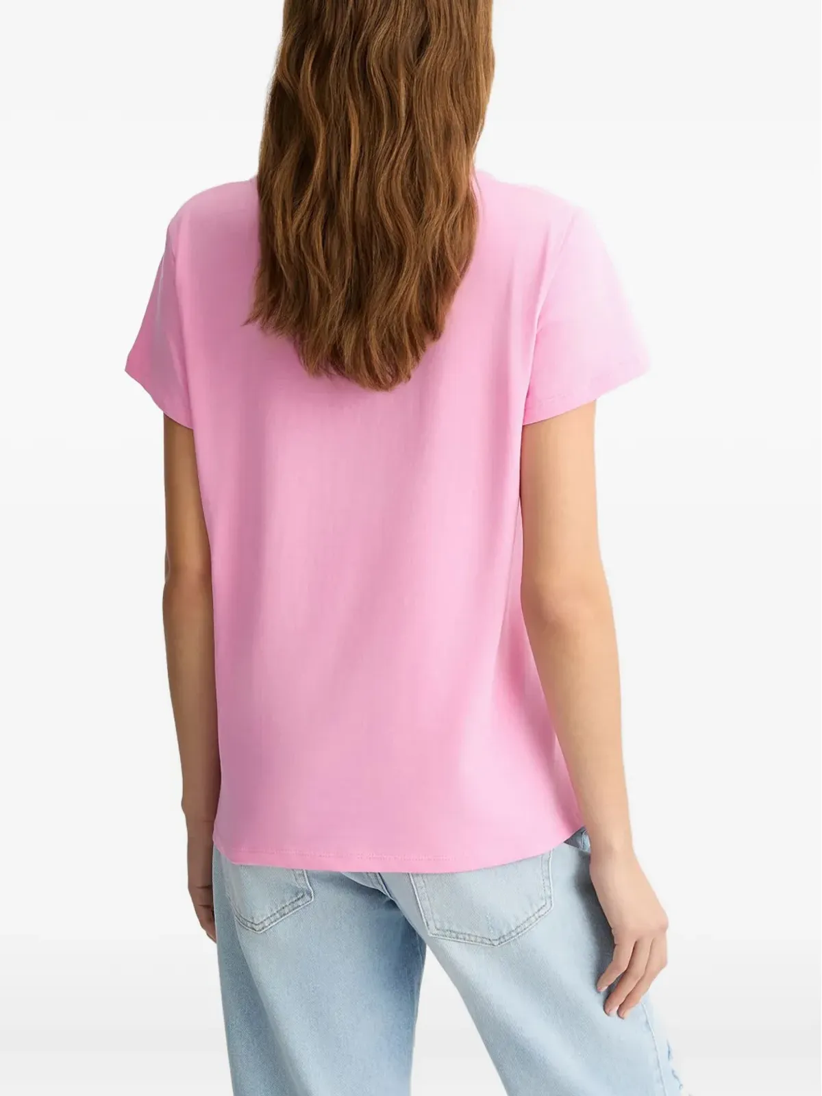 LIU JO ロゴディテール コットン Tシャツ - ピンク - 画像3