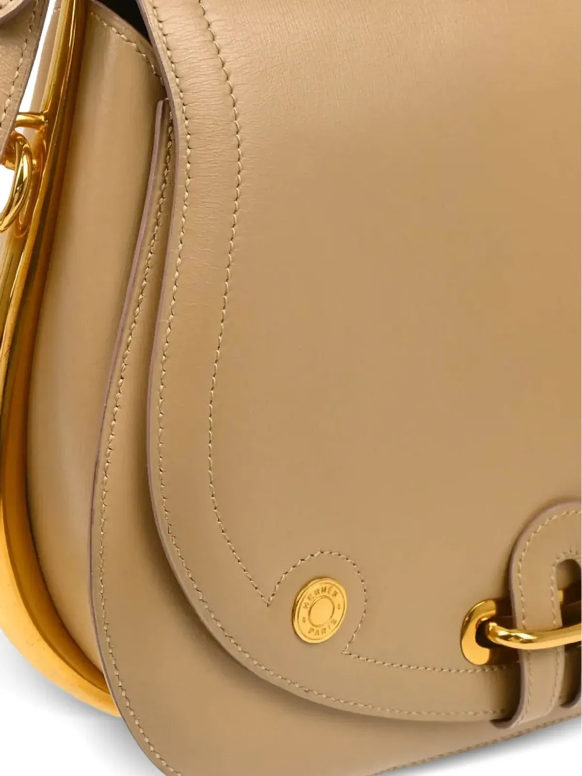 Hermès ビンテージ 1983 Passe Guide ショルダーバッグ - ニュートラル - 画像3