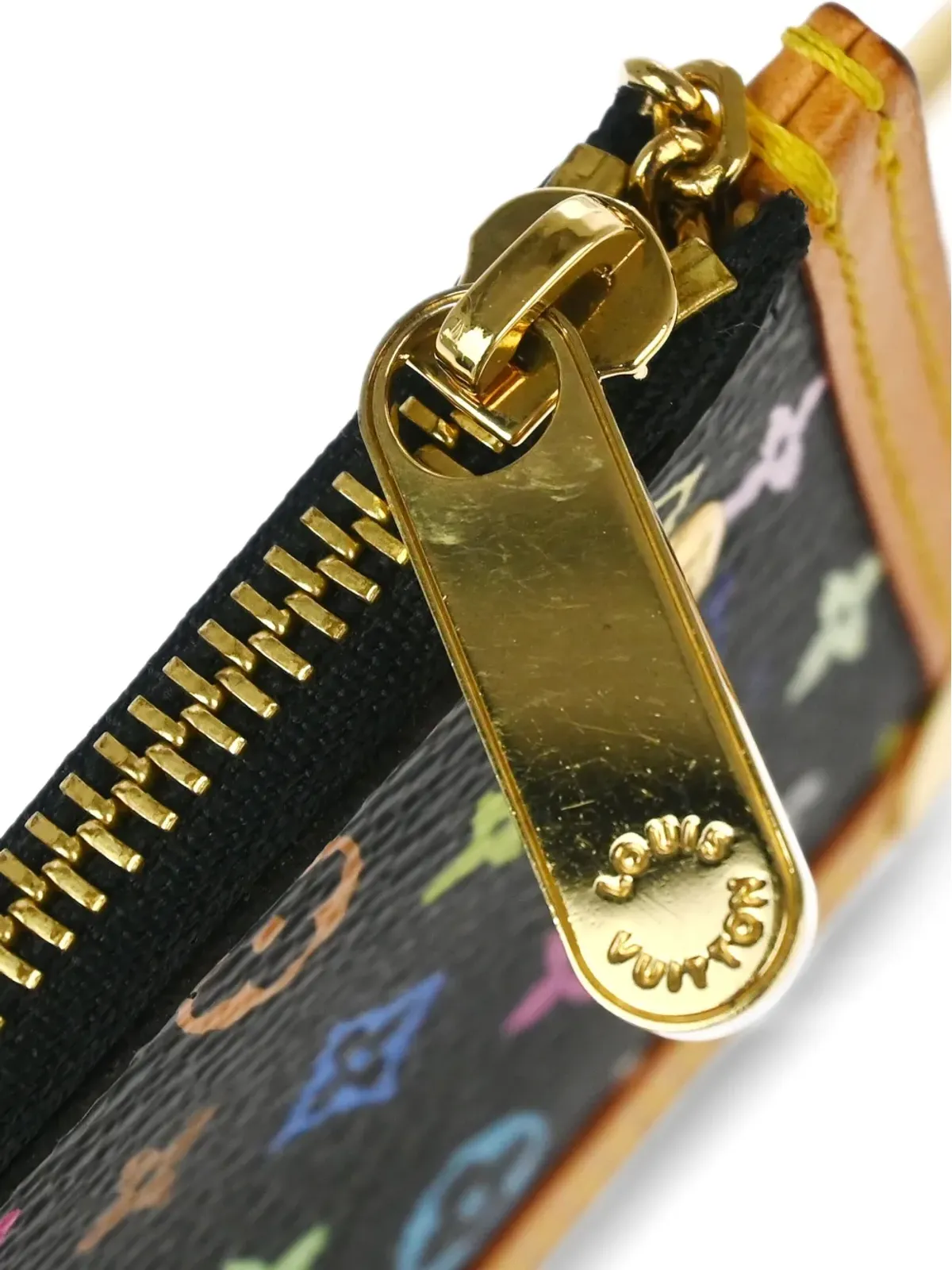 Louis Vuitton ビンテージ 2005年 ポシェット・クレ コインウォレット ブラック - 画像5