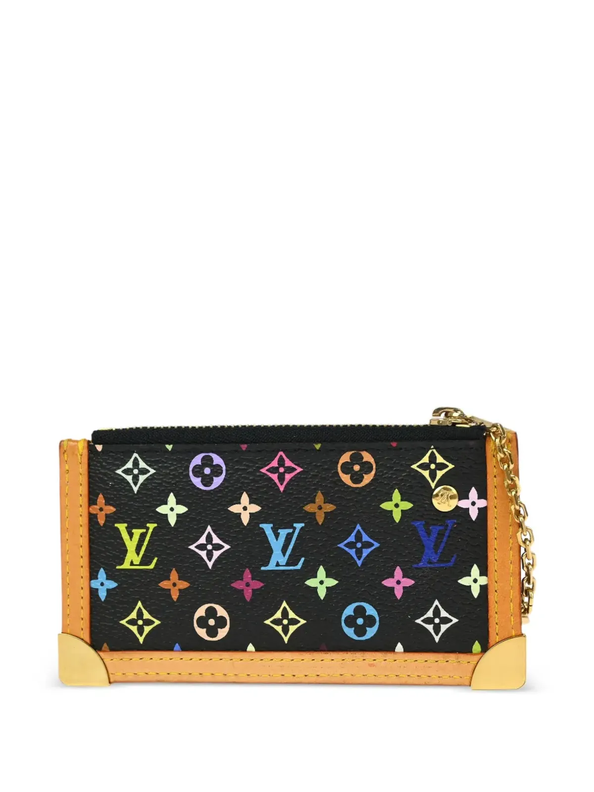 Louis Vuitton ビンテージ 2005年 ポシェット・クレ コインウォレット ブラック - 画像2