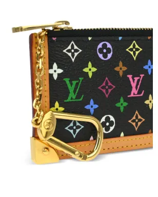 Louis Vuitton ビンテージ 2005年 ポシェット・クレ コインウォレット ブラック - サムネイル3