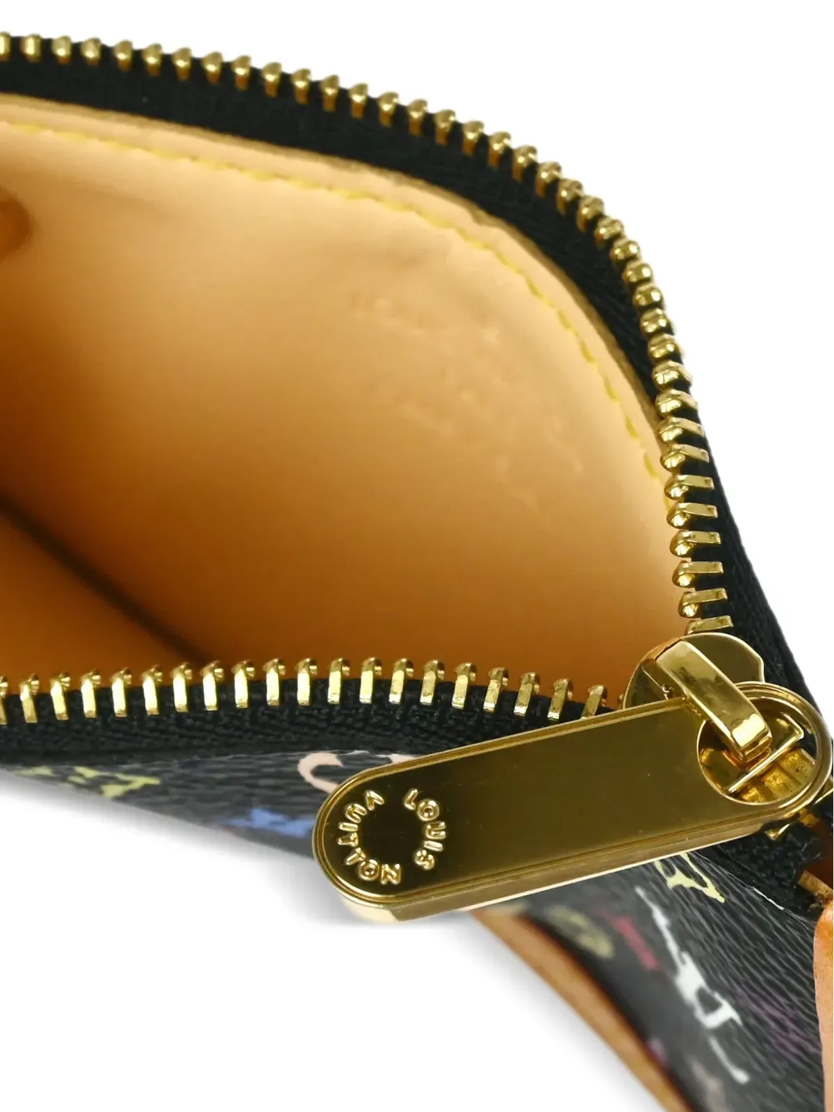 Louis Vuitton ビンテージ 2005年 ポシェット・クレ コインウォレット ブラック - 画像4