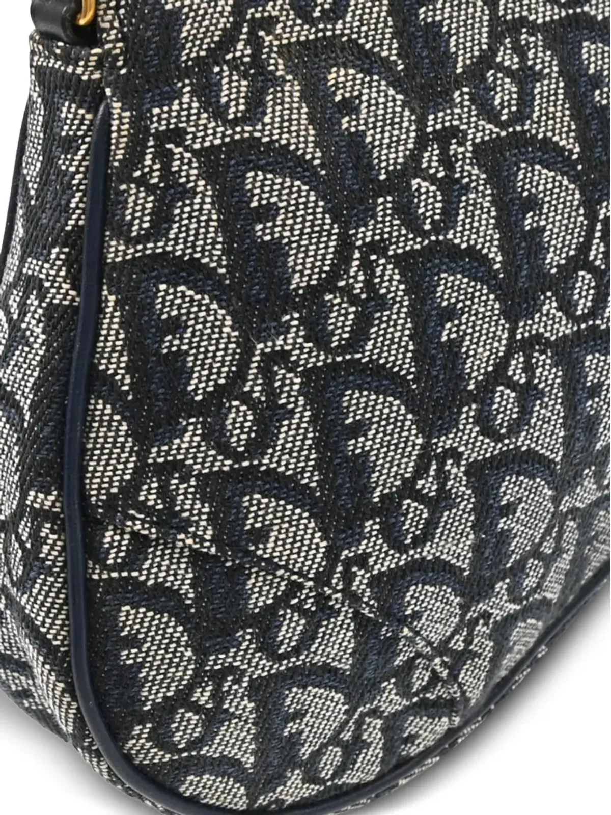 Christian Dior Pre-Owned ビンテージ 2001年 トロッターサドル ハンドバッグ - ブルー - 画像3