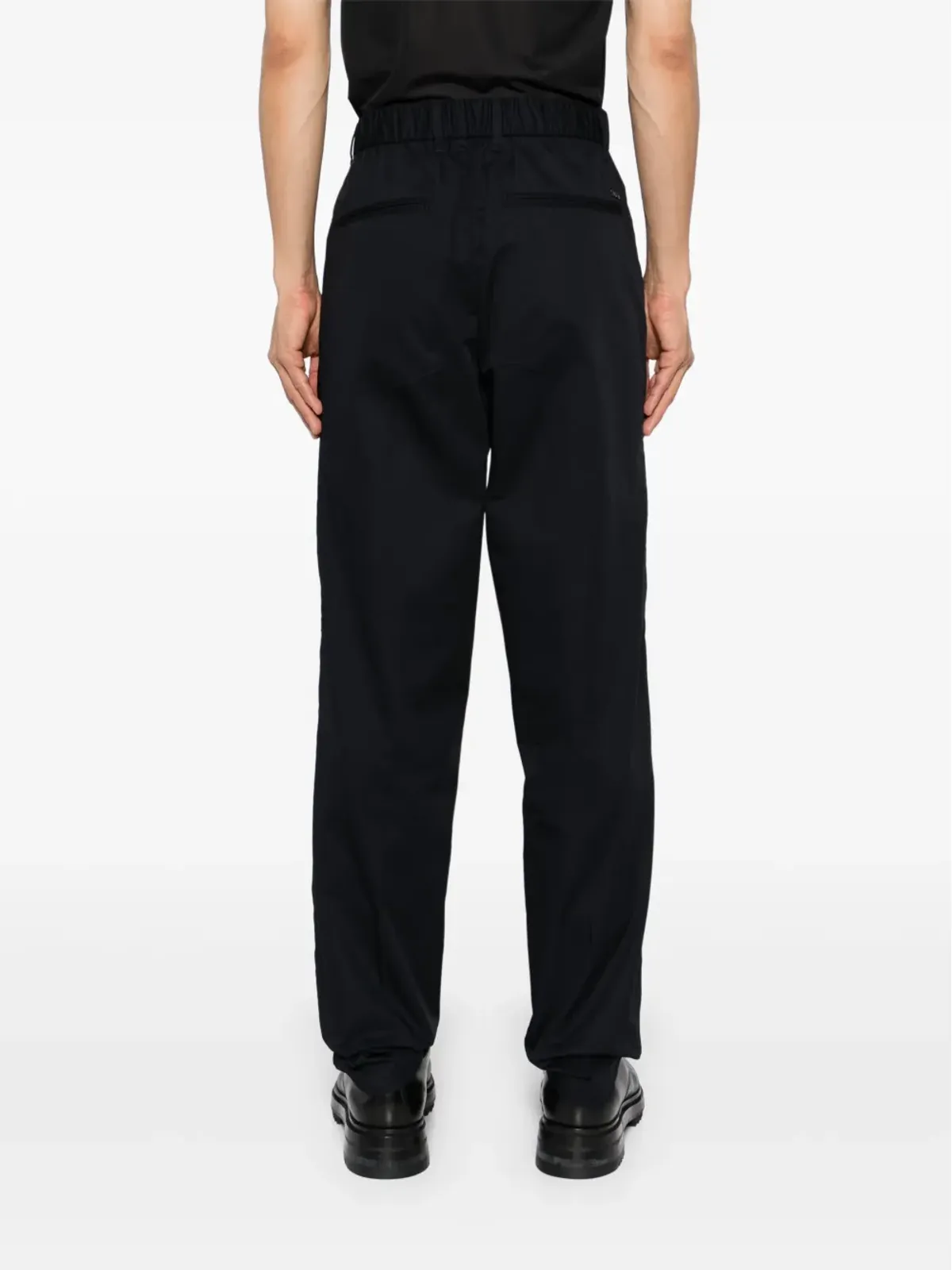 Emporio Armani コットン チノパンツ ブルー - 画像4