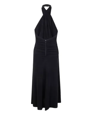 Elisabetta Franchi ホルターネック・ルーシュドレス - サムネイル2