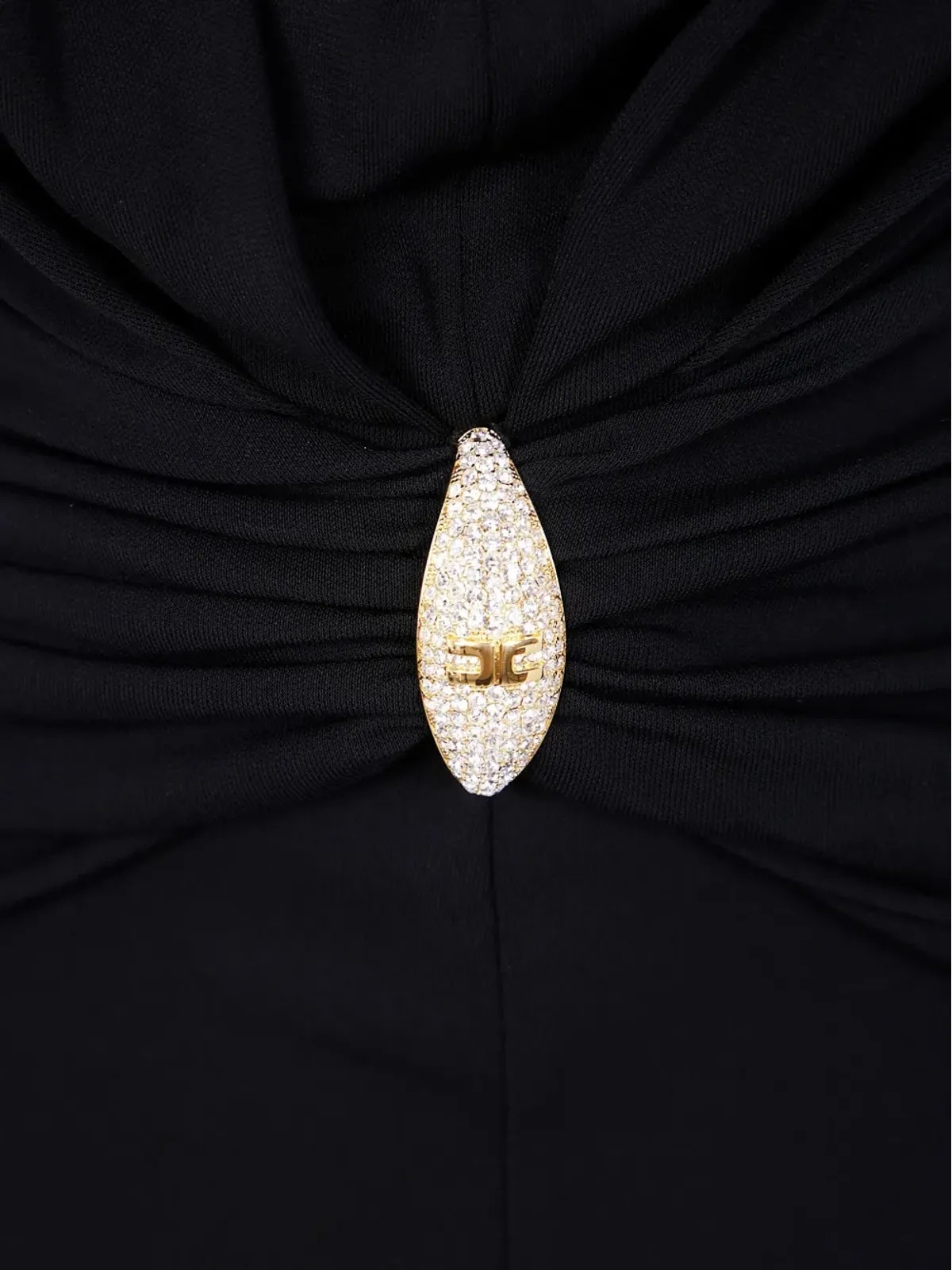 Elisabetta Franchi ホルターネック・ルーシュドレス - 画像3